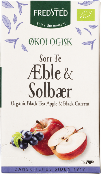 Sort Te Med Solbær & Æble Øko