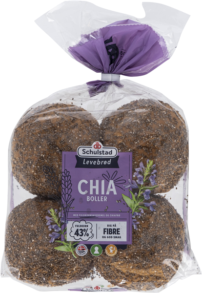 Levebrød Chia Boller
