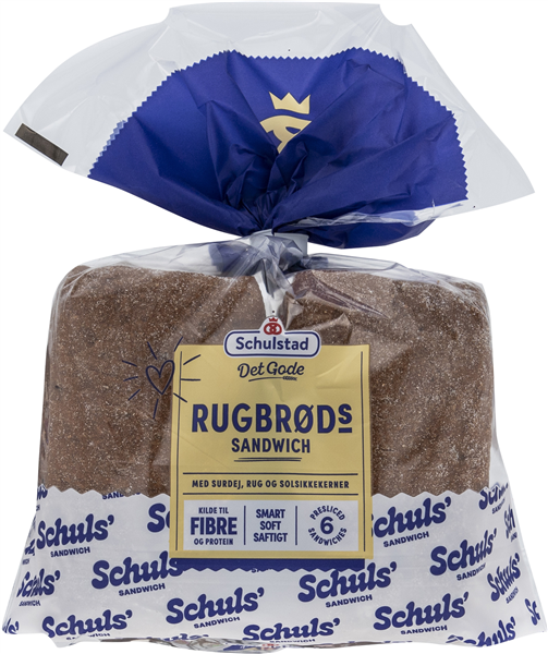 Dg Rugbrøds Sandwich 6stk – produktbillede