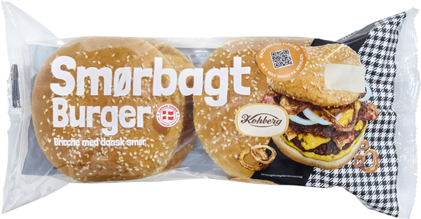 Smørbagt Burger 4 Stk