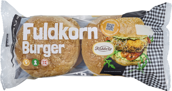 Burgerbolle Fuldkorn 4 Stk