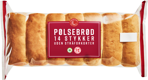 Pølsebrød 14 Stk