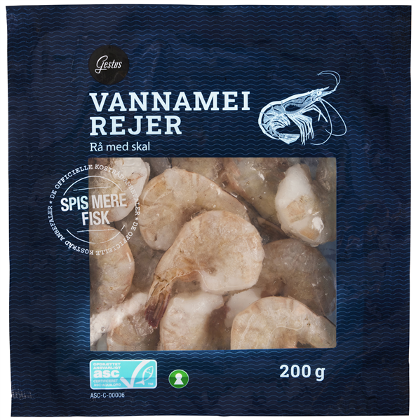Gestus Vannamei Rejer Rå