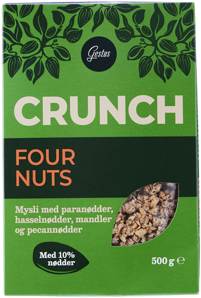 Gestus Crunch 4 Nødder – produktbillede