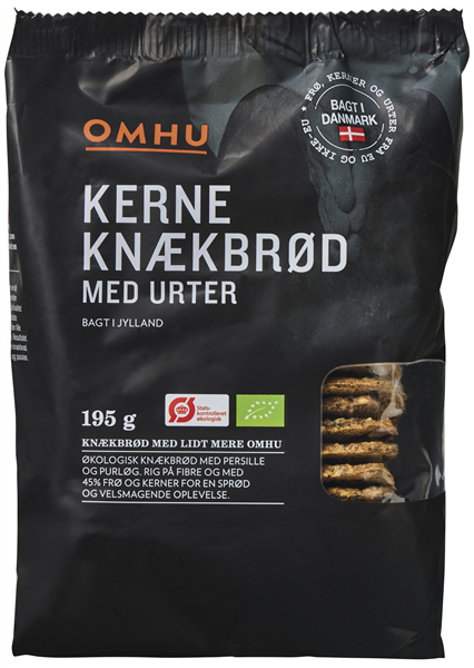Omhu Kerneknæk M/urter – produktbillede