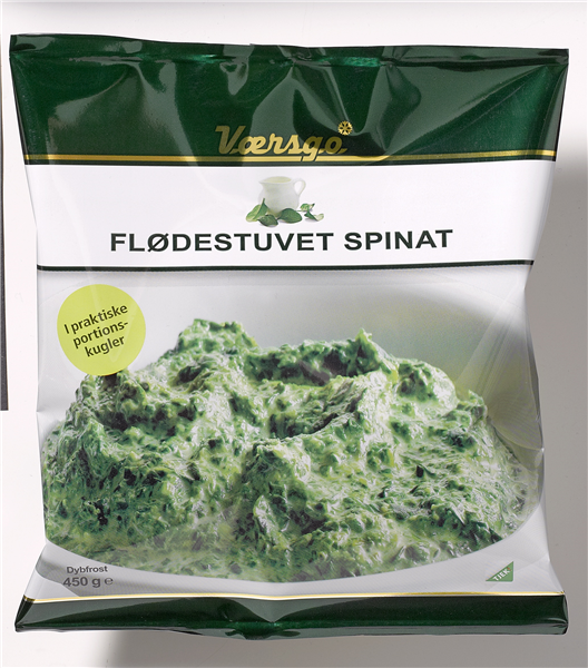 Vg Fløde Stuvet Spinat