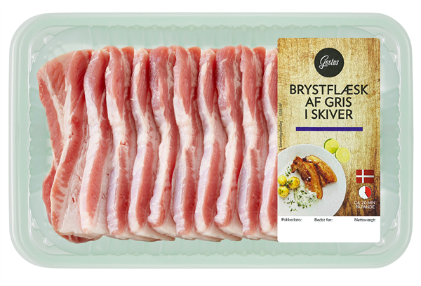 Svinebryst I Skiver M&S – produktbillede