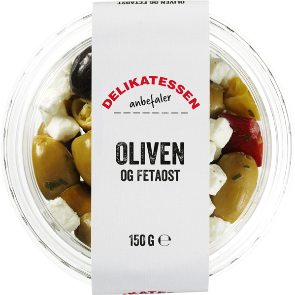 Grønne Oliven Med Feta