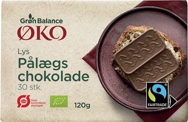 Gb Pålægschokolade Lys Øko