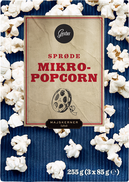Gestus Mikropopcorn 3pk
