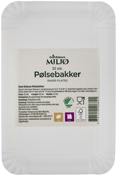 Gb Pølsebakker 13X20cm