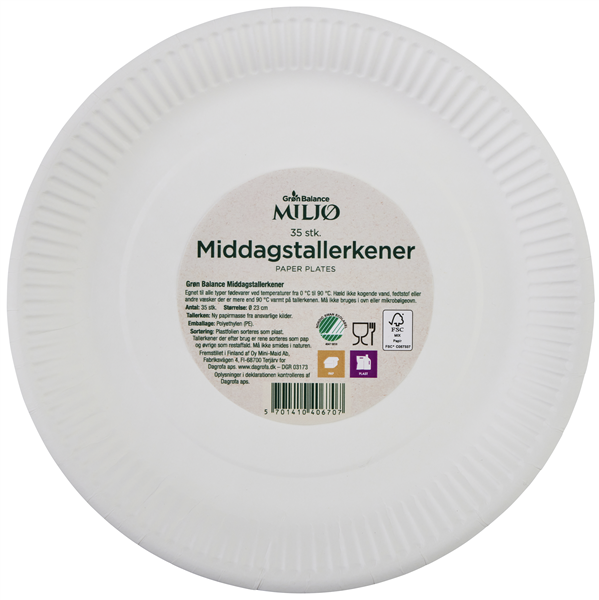 Gb Middagstallerkener 23cm