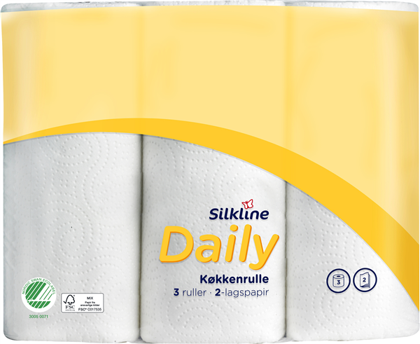 Silkline Daily Køkkenrulle