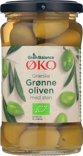 Gb Grøn Oliven M/sten Øko