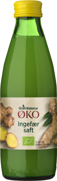 Gb Ingefær Saft Øko – produktbillede