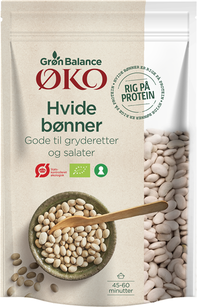 Gb Hvide Bønne Øko – produktbillede