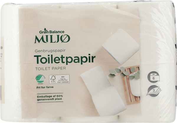 Grøn Balance Toiletpapir