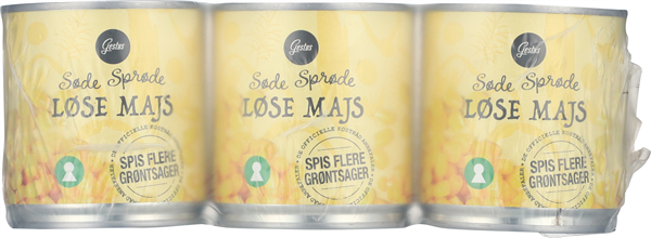 Gestus Majskerner 3x150g – produktbillede