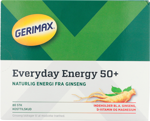 Gerimax Daglig Energi 50+