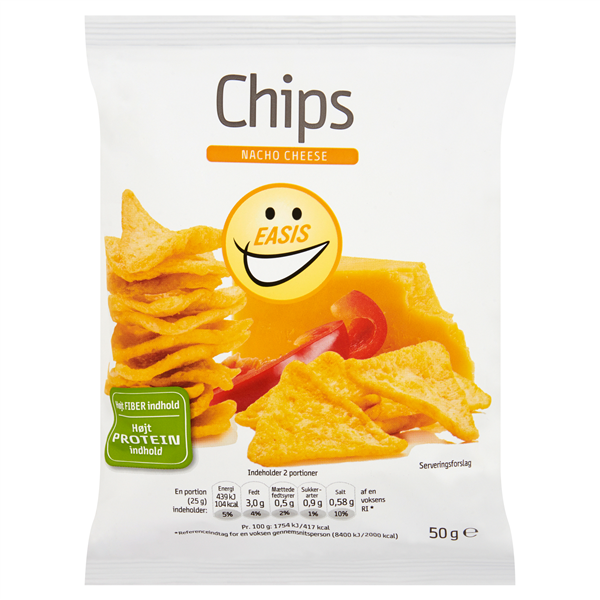 Easis Chips Nacho Cheese – produktbillede