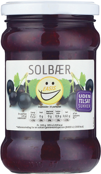 Easis Marmelade Solbær 28 G