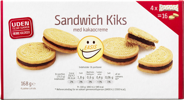 Easis Kiks Kakaocreme Uts