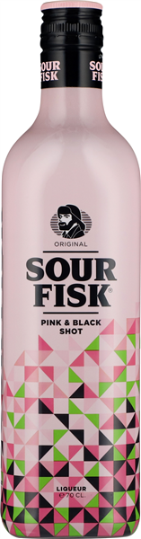 Sour Fisk Pink & Black