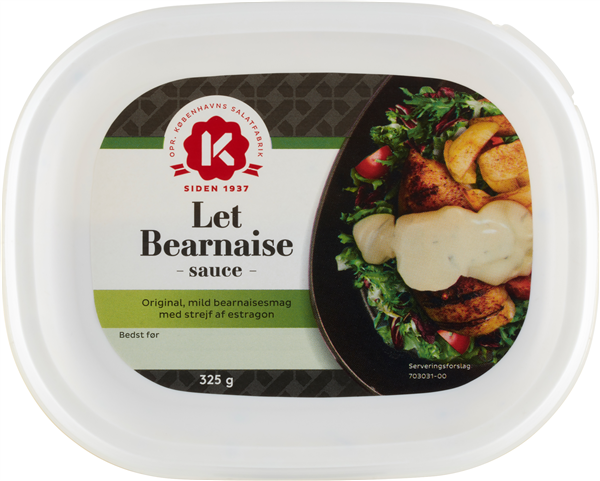 K-salat Bearnaise Fedtred.