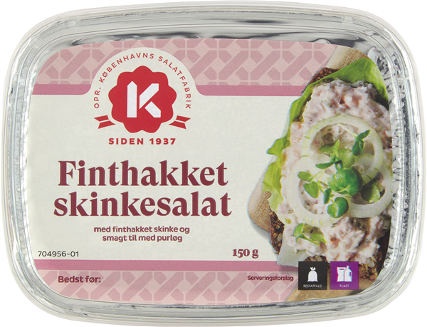 K-salat Skinkesalat Finthk