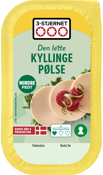 3-stjernet Kyllingepølse – produktbillede