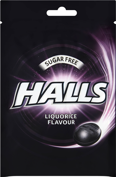 Halls Liquorice Sf