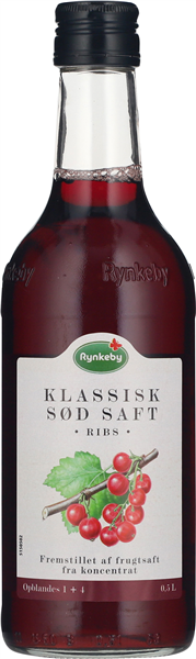 Rynkeby Ribssaft – produktbillede