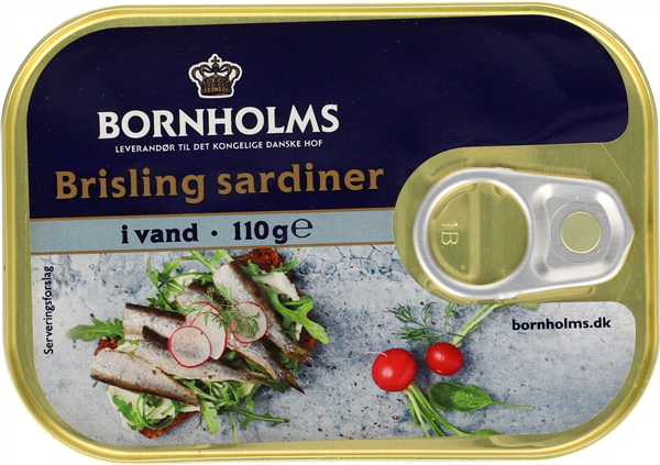 Brisling Sardiner I Vand