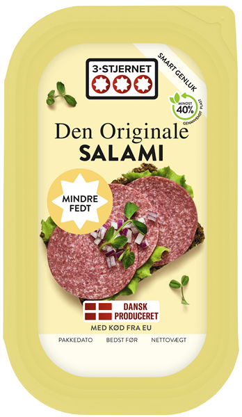 3-stj Salami M/mindre Fedt