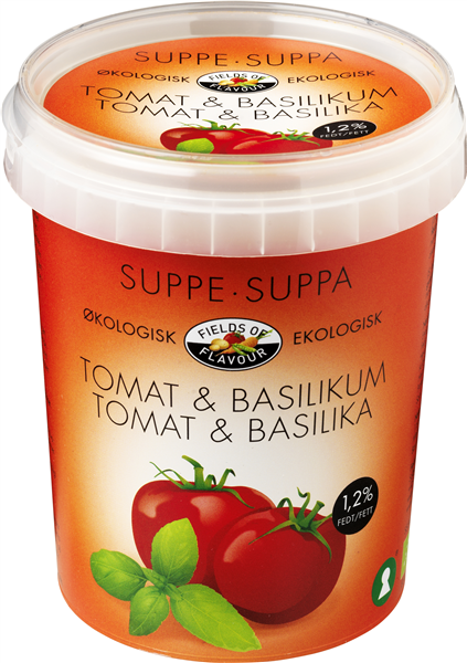 Tomat Basilikum Suppe Øko