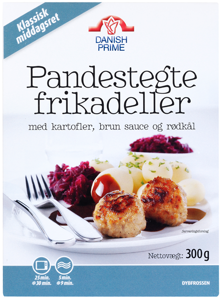 Dp Frikadeller M.rødkål