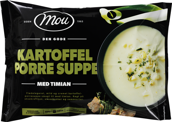 Mou Kartoffel/porre Suppe
