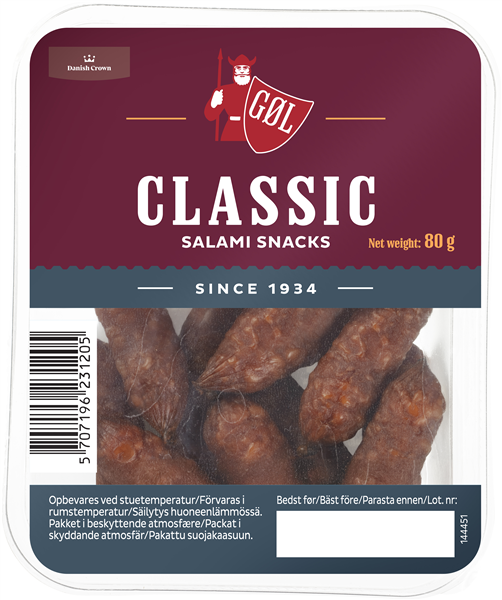 Gøl Classic Salami Snack