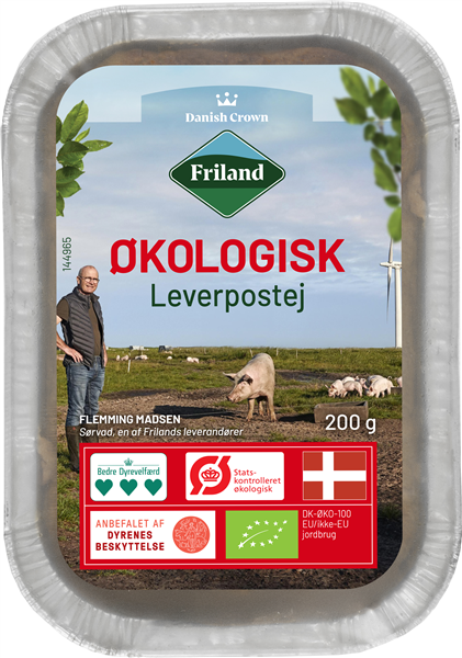 Friland Postej Øko – produktbillede