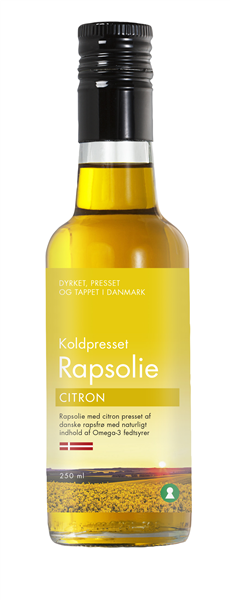 Koldpr Rapsolie Citron – produktbillede