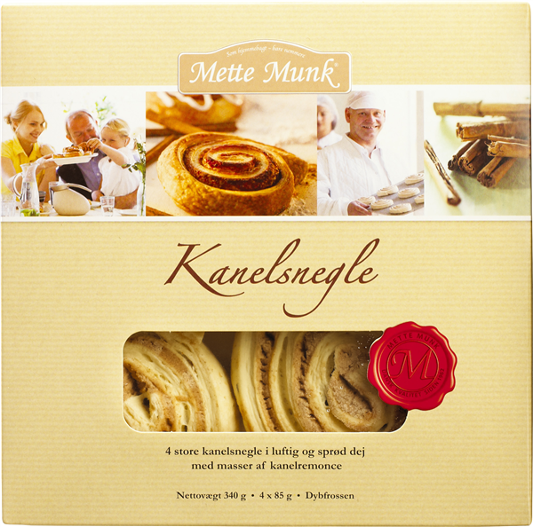 Mette Munk Kanelsnegle 4St