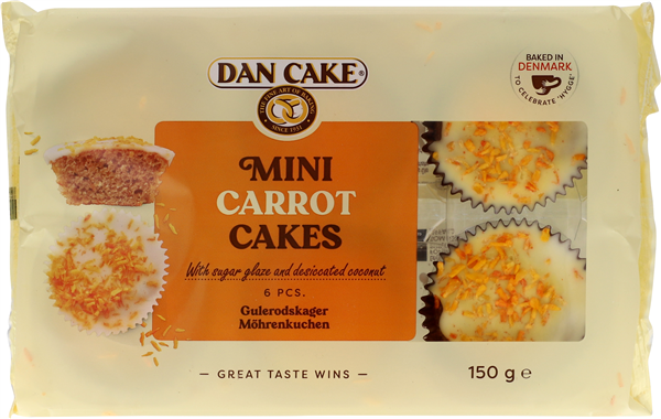 Dc Mini Gulerodskage 6-Pak