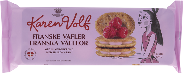 K.V. Franske Vafler Hindbær