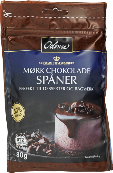 Odense Mørk Choko. Spåner