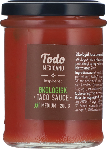 Todo Taco Sauce Medium Øko