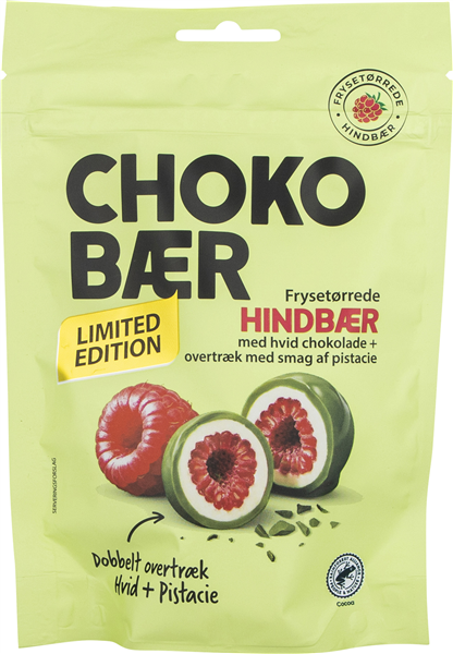 Chokobær Hindbær/Pistacie Limited