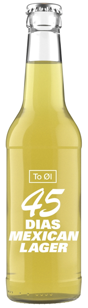To Øl 45Días Mexican Lager