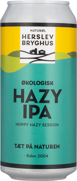Herslev Hazy Ipa 4,9% Øko – produktbillede