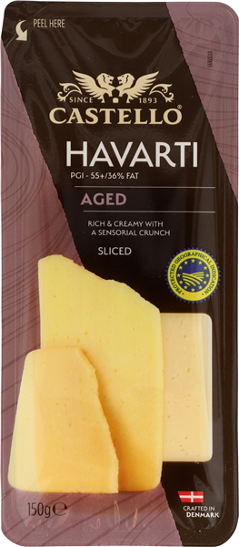 Castello Aged Havarti Skiv – produktbillede