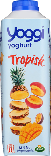 Yoggi Yoghurt 1,3% Tropisk